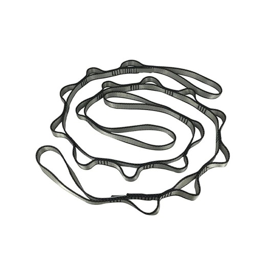 Sangle réglable pour le yoga et les étirements Sangle durable avec boucles pour se balancer, grimper, danser et faire du yoga Utilisation