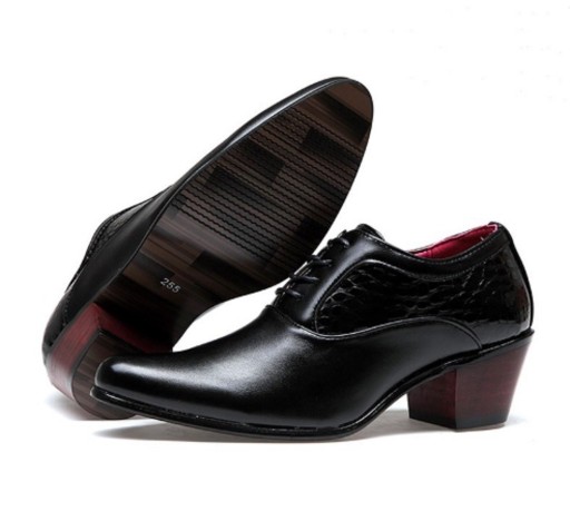 Sapatos de homem com salto J1506