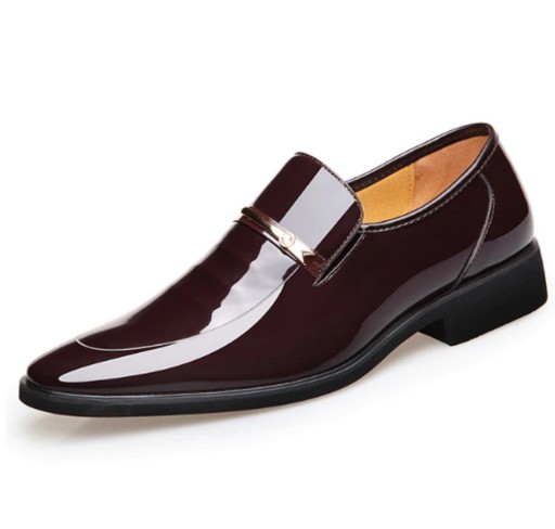 Sapatos de pele lacada para homem J1505