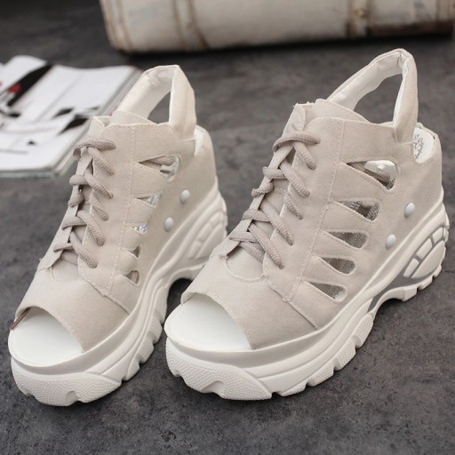 Sapatos de verão femininos com plataforma