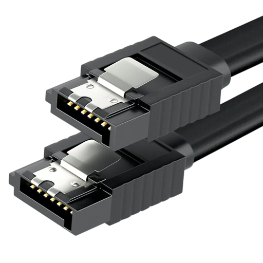 SATA III kábel 6 Gb/s Hossz 39 cm Nagy sebességű adatátvitel Csatlakozás SSD és HDD merevlemezekhez SATA interfésszel kompatibilis