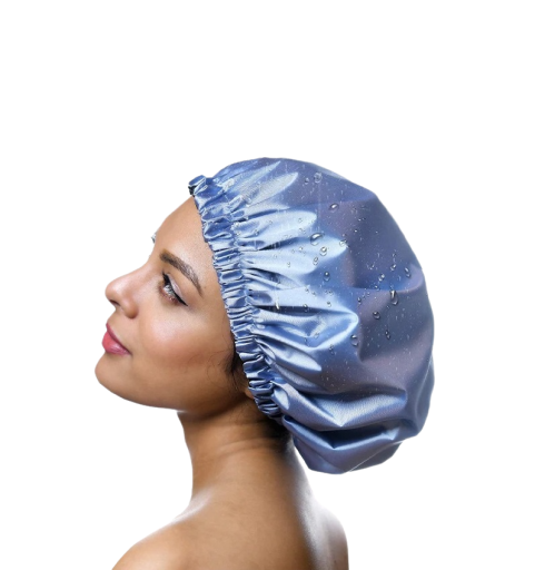 Satin sovehætte