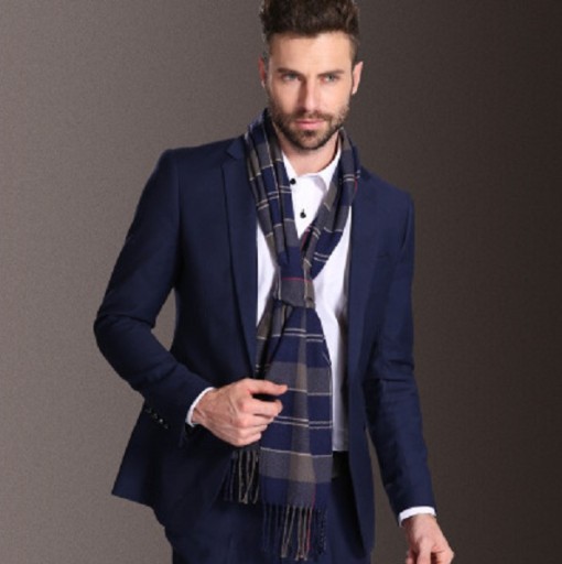 Scarf i europeisk stil för män J758