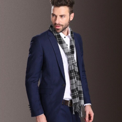Scarf i europeisk stil för män J758
