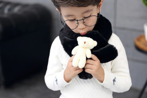 Scarf per bambini con orsetto J1864