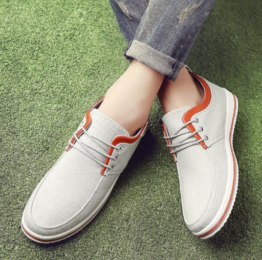 Scarpe da uomo moderne in tela J2138