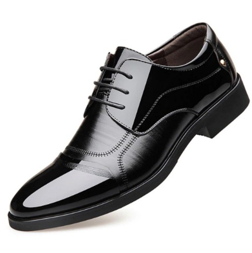 Scarpe stringate verniciate da uomo J1480