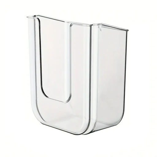 Scatola di stoccaggio da parete per bagno per salviette umidificate con grande apertura Alta capacità Supporto trasparente per fazzoletti senza foratura