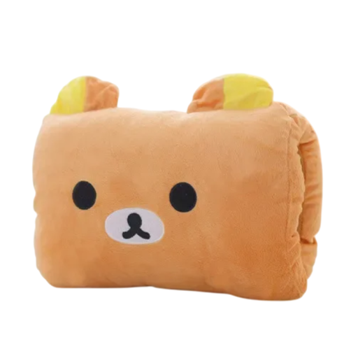 Schattig handwarmerkussen 30 x 20 cm Bruine teddybeer Pluche slaapkussen Fantasierijk cadeau Winterse knuffelaccessoire voor bed en kantoor