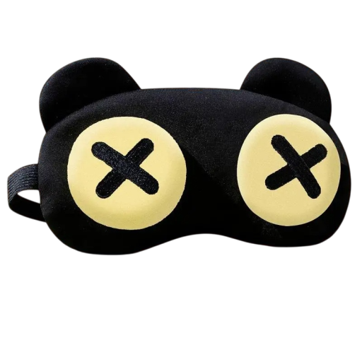 Schattig oogmasker voor kinderen en volwassenen 18x11,5 cm met een warm effect en sterke schaduwwerking
