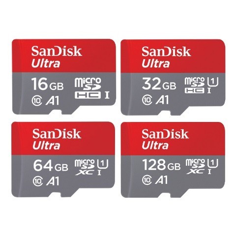 Scheda Micro SD SanDisk - 16 GB - 128 GB