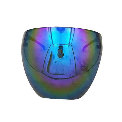 Schermo protettivo antiappannamento Occhiali da sole a specchio per viso intero con protezione UV400 Maschera sportiva per il viso Maschera anti-riflesso contro la polvere