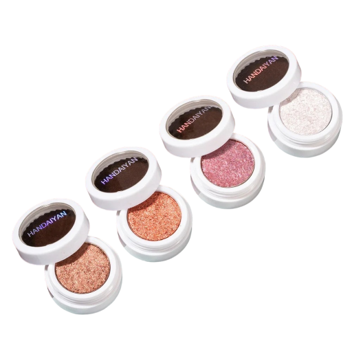 Schimmerndes Lidschatten-Augen-Glitzer-Make-up. Glitzerndes, ultrapigmentiertes Augen-Make-up