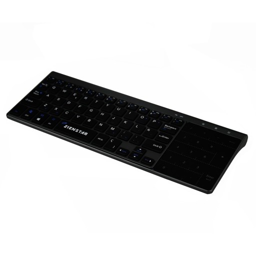 Schlanke kabellose Tastatur mit Touchpad/Ziffernblock K353