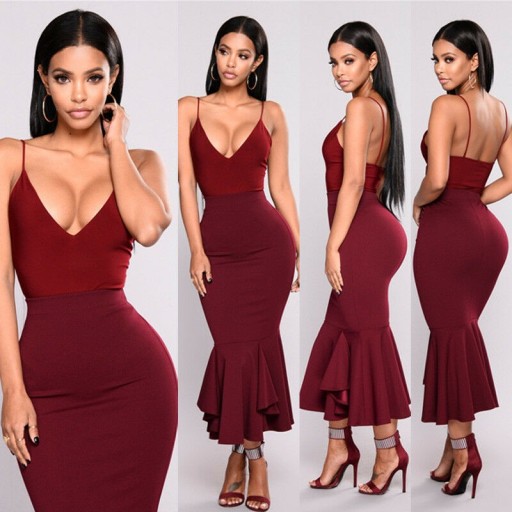 Schlankes Damen-Tanktop mit tiefem Ausschnitt