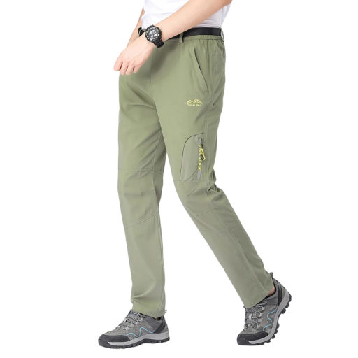 Schnelltrocknende Wanderhose für Herren im Sommer, dehnbar, wasserdicht, taktische Hose mit Reißverschlusstaschen, leichte Outdoor-Ausrüstung