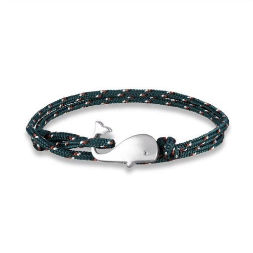 Schnurarmband mit einem Wal