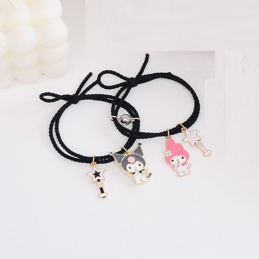 Schnurarmband mit Magnet 2 Stk