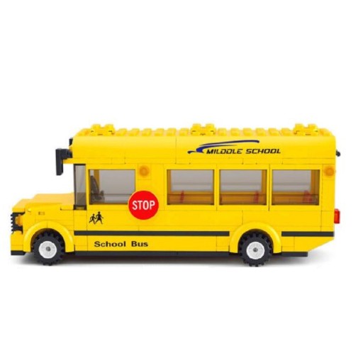 School Bus Building Set 218 Pieces
