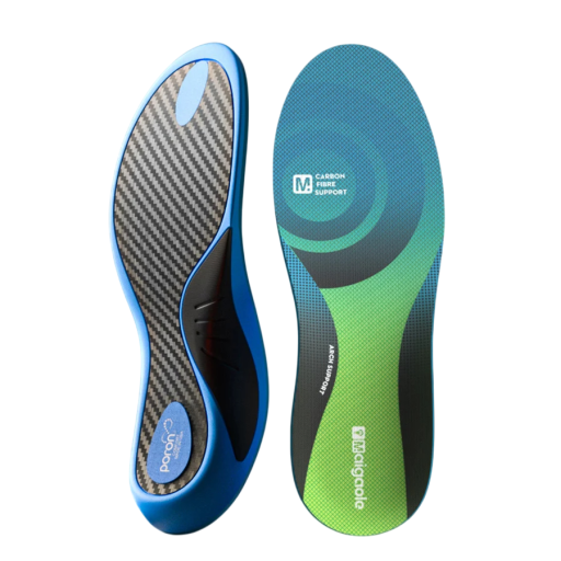 Schuheinlagen Farbe Blau Weiche, ergonomische Einlagen für bequemes Gehen Stoßdämpfung Universeller Einsatz Arbeit Sport Alltag
