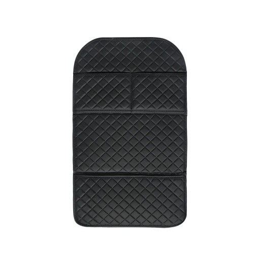 Schutzabdeckung für die Rückseite des Autositzes mit Taschen universelles PU-Leder wasserabweisend Anti-Kick-Schutz gegen Schrammen und Schmutz