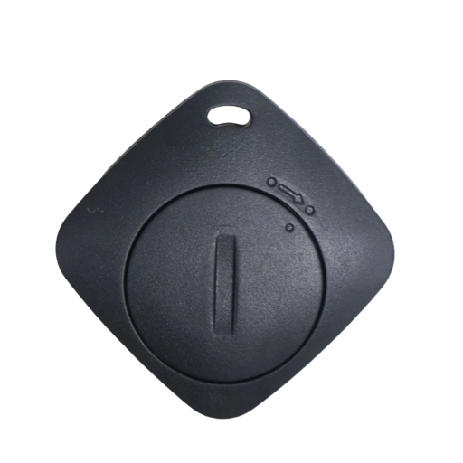 Schwarzer Bluetooth-Ortungsgerät Mini-GPS-Ortungsgerät für Schlüssel, Geldbörse, Gepäck 3,3 x 3,3 cm Kompatibel mit Apple Find my