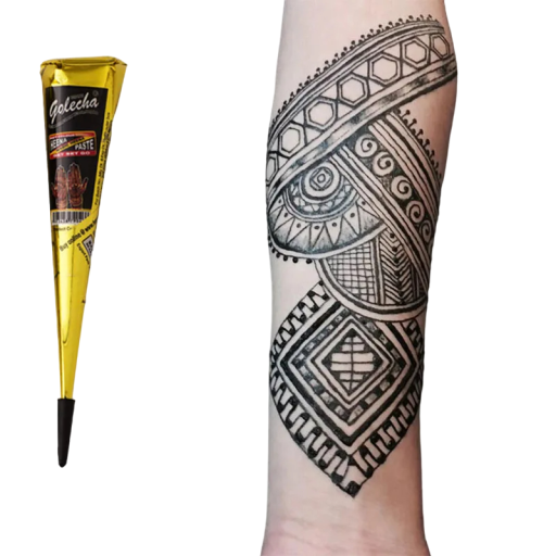 Schwarzes Henna Henna für temporäre Tattoos Schwarze Paste für temporäre Tattoos