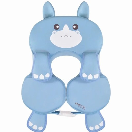 Schwimmweste für Babys, Schwimmhilfe für Kinder von 6 – 36 Monaten, Schwimmnashorn für Babys, 40 x 38 x 10 cm