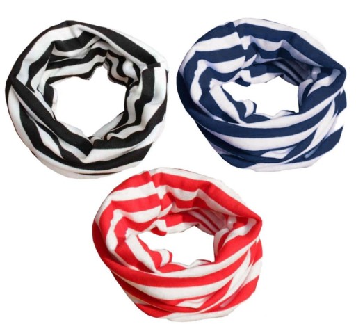 Sciarpa a righe per bambini (collo) J1866