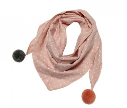 Sciarpa per bambini con pois