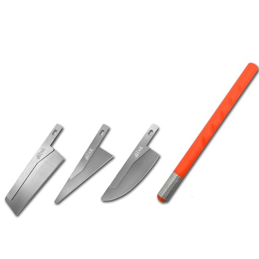 Scie manuelle mini MS101 pour modèles Ensemble de lames profilées Pour des coupes précises dans des endroits difficiles d'accès