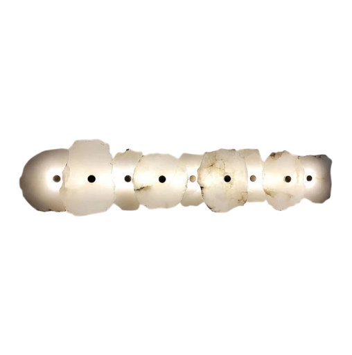 Ścienne marmurowe światło Neutralne białe światło 4000 K i unikalny wieloczęściowy kształt 78 x 15 cm Naturalny marmur LED 29 W 90-260 V Do wnętrza