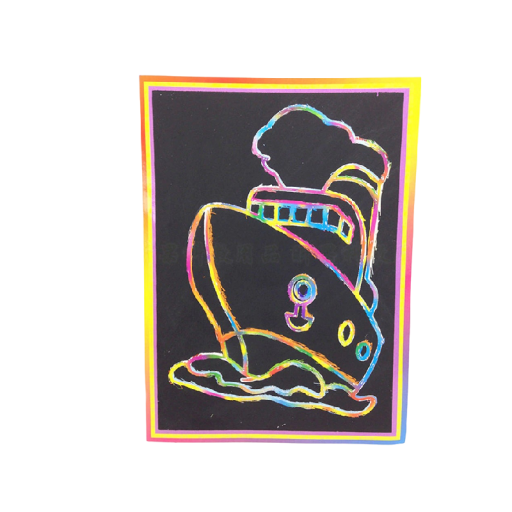 Scratch Art Picture for Boys 13 x 9.8 cm 10 pcs