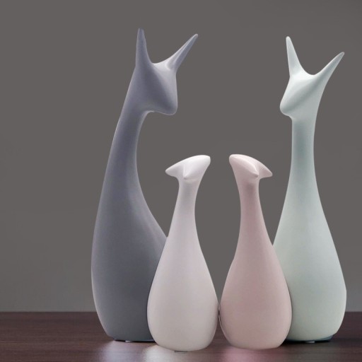 Scultura decorativa a forma di lumaca 4 pz