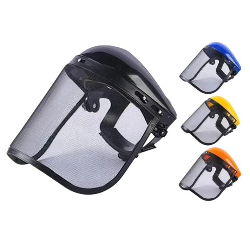 Scut facial din plasă pentru protecția ochilor și a feței Dimensiuni plasă 25 x 21 cm Material PP și plasă de sârmă Bentiță ajustabilă