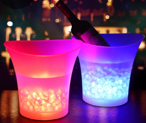 Seau à glace lumineux