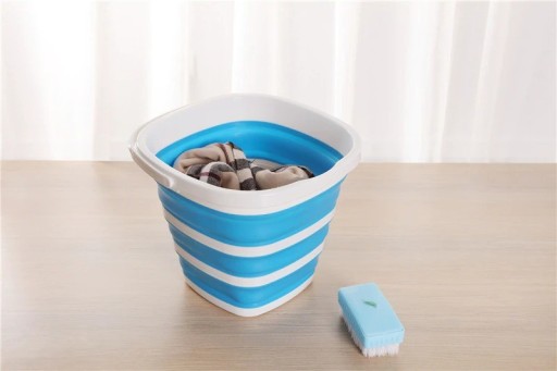 Seau pliable en silicone 10 l
