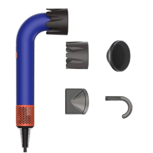 Secador de cabelo de alta velocidade 1400 W 3 velocidades regulação de temperatura ar frio 1 bico uso doméstico