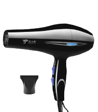 Secador de cabelo iónico com bico Secador de cabelo com velocidade e temperatura ajustáveis 800 W 24,5 x 28 x 4,5 cm 220 V