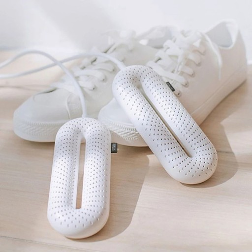 Secador de zapatos eléctrico antibacteriano con temporizador de tres niveles y estabilización de temperatura a 70 °C para un secado seguro de todo tipo de calzado.