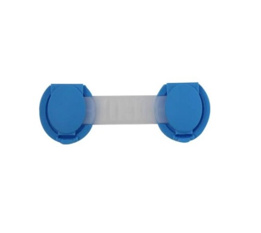 Sécurisation pour enfants sur les meubles Sangle flexible transparente avec capuchons rabattables Tampons en mousse autocollants Plastique