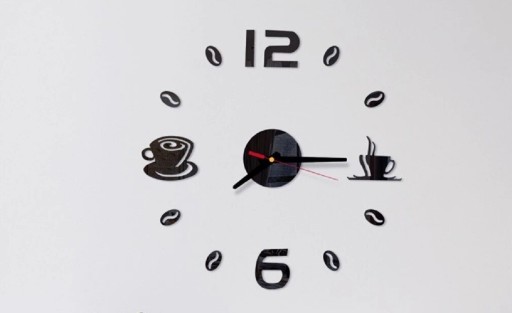 Selbstklebende Wanduhr