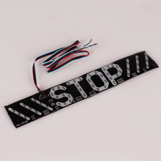 Self-adhesive Brake LED Light with Indicators for Motorcycles