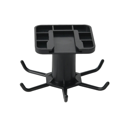 Self-Adhesive Kitchen Organiser with Hooks 360-Degree Rotating Organiser 6 x 5.5 cm