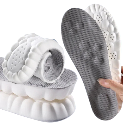 Semelles confortables de couleur neutre Support de la voûte plantaire et du talon Taille universelle Amortissement des chocs Adaptées pour la marche quotidienne