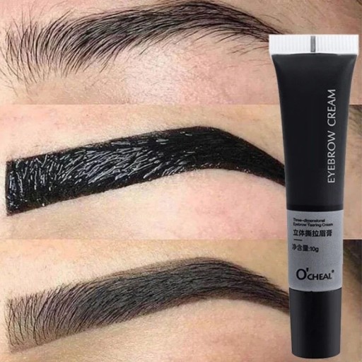 Semi-permanent øjenbrynsgel Øjenbryns peel-off creme Vandfast langvarig øjenbrynsgelfarve