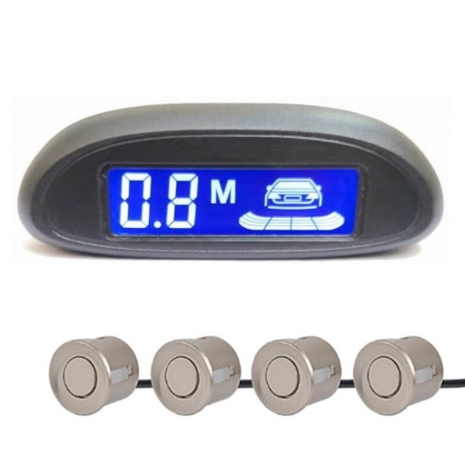 Sensori di parcheggio con display LED