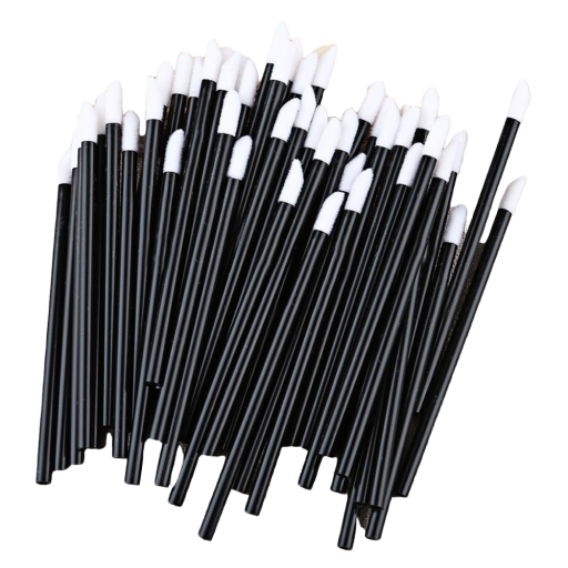 Série d'applicateurs pour les lèvres et les cils 50 pcs
