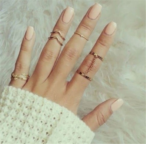 Série de bagues pour femmes - 6 pièces