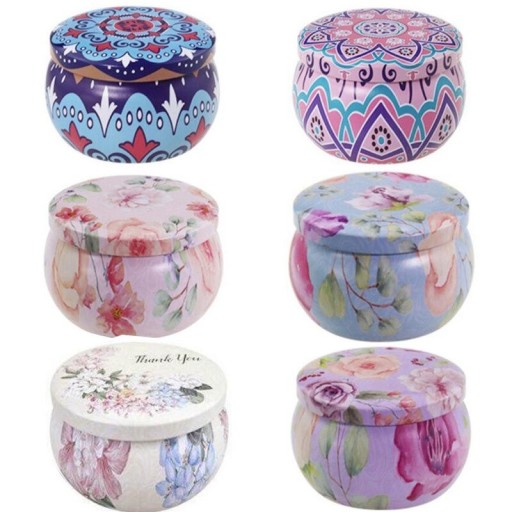 Série de boîtes en métal 6 pièces